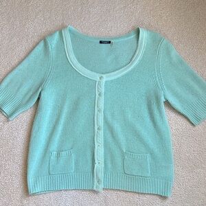 MAGASCHONI Seafoam green cashmere sweater - Size Large